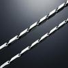 2.5mm/3mm Stainless Steel Bar Link Bamboo Chain High Quality Gold/Silver Necklace Choker for Women Men Jewelry Accessory