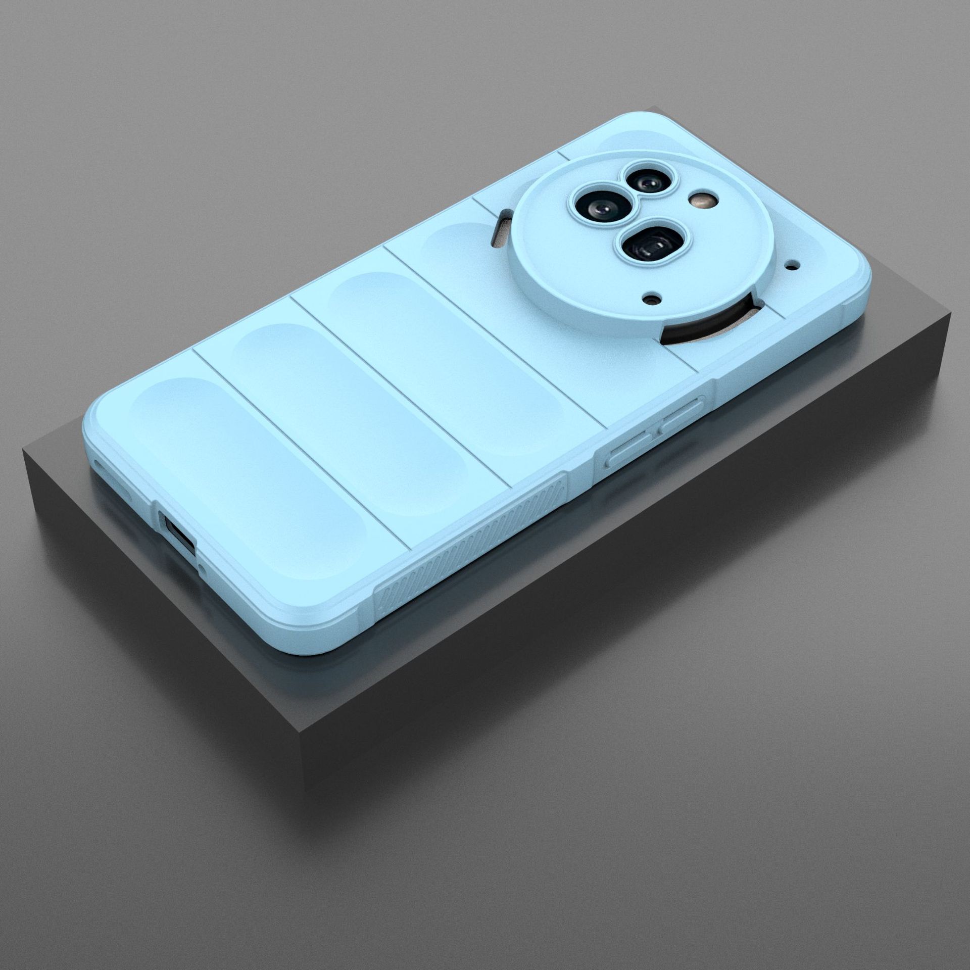 Nothing Phone 3A Pro Phone Case,Soft TPU ShockProof Phone Case Cover for Nothing Phone 3A Pro светло-синий