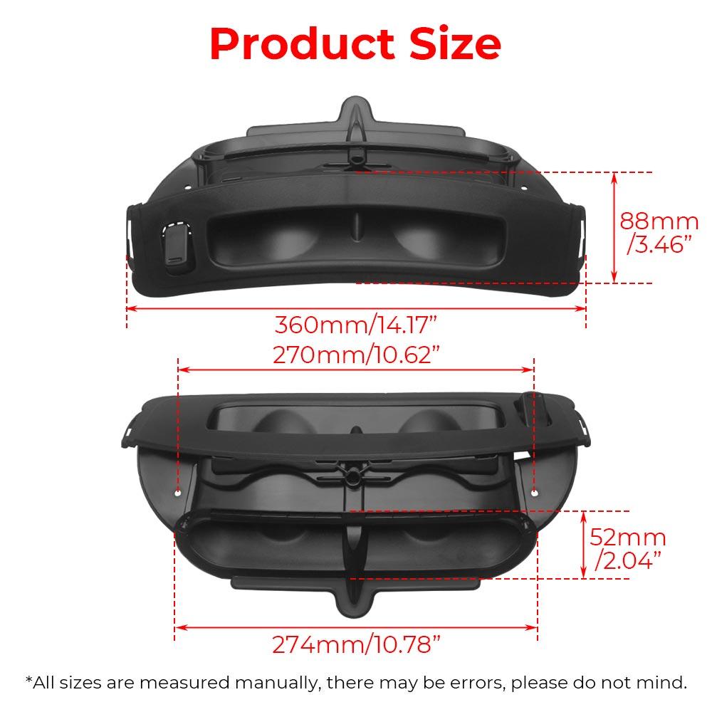 For Harley Touring 2014-later Electra Glide Inner Fairing Air Duct with Door Button Bezel Matte Black ABS Car Accessories