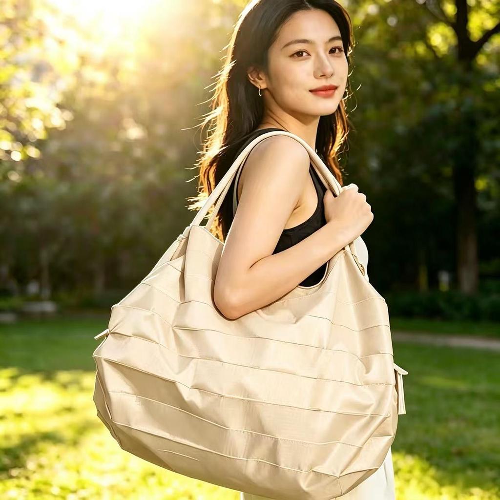 Foldable Japanese-Style Eco-Friendly Travel Shoulder Bag