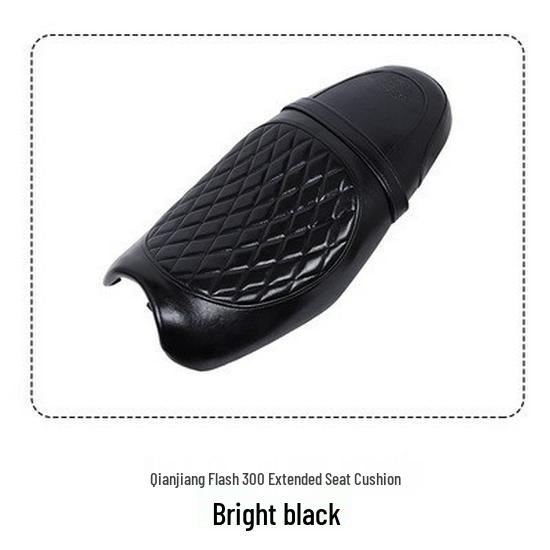 QJ Flash 300 Rozšířený sedák: Měkká, Zesílená a Pohodlná Úprava ve stylu housenky.