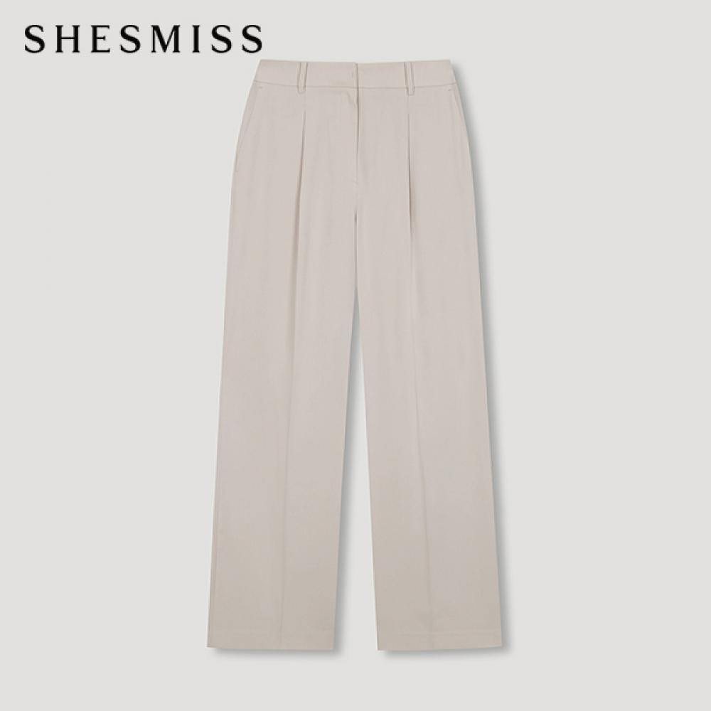 

She S miSS One Tuck Banding Wide pantS SwwSln21020 Lb light beige/55