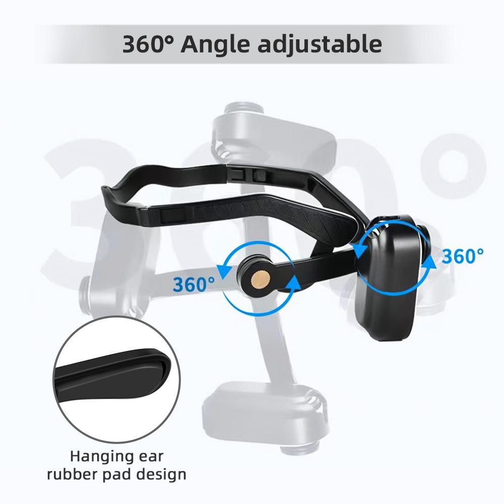 Sports Camera Head Mount Magnetic POV Holder POV Head Mount Replacement for insta360 GO3 POV Accessories