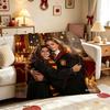 Gryffindor House Flannel Printed Blanket Comfortable Skinfriendly Throw Blanket For Bedroom Sofa Nap Home Decor Great Holiday Gift