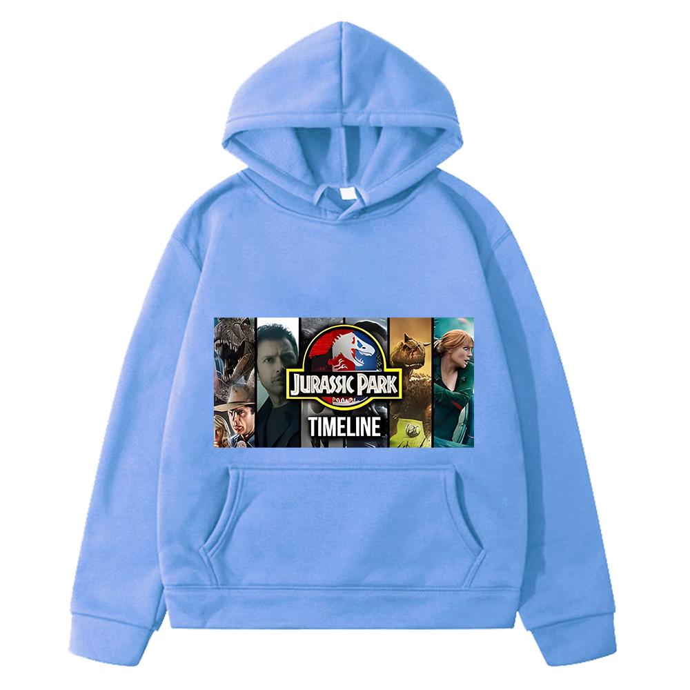 Jurassic World Dinosaur Children Hoodies Cartoon Sweatshirts Fleece Pullover Casual Anime Hoodie Y2k Sudadera Boys Girls Clothes