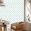 Heart Wallpaper White, Mint and Green 50x1000
