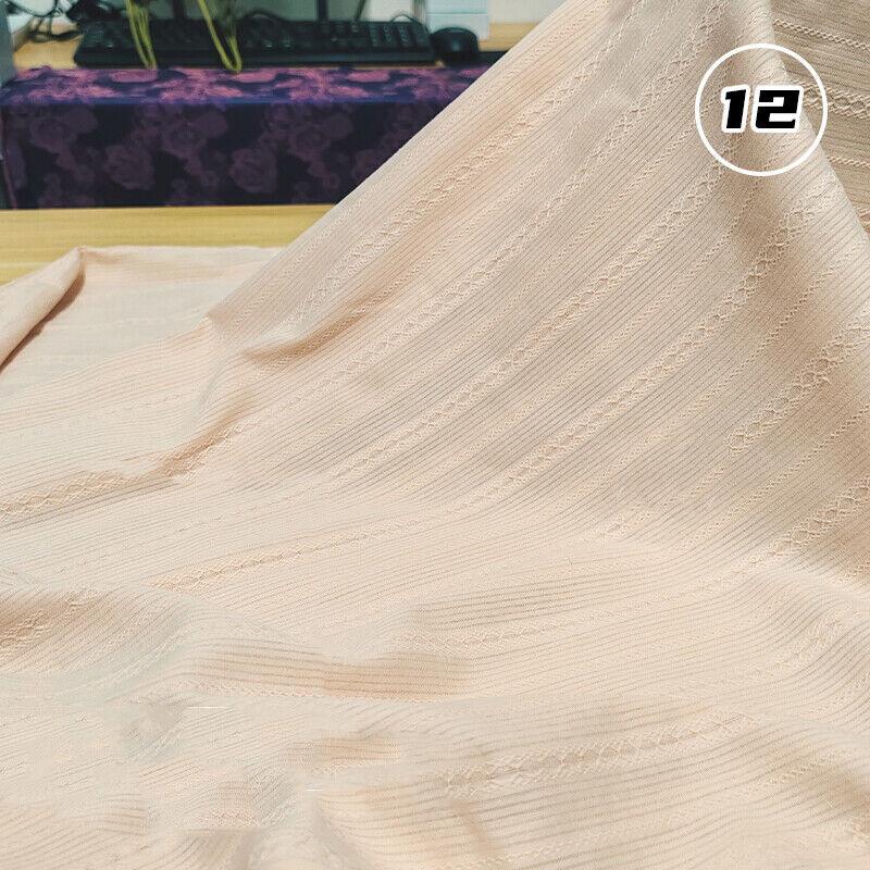 Cotton Jacquard Strip Breathable Soft Clothing Skin Friendly Fabric DIY Dress Mosquito Net Patchwork Needlework Clothing Supplie