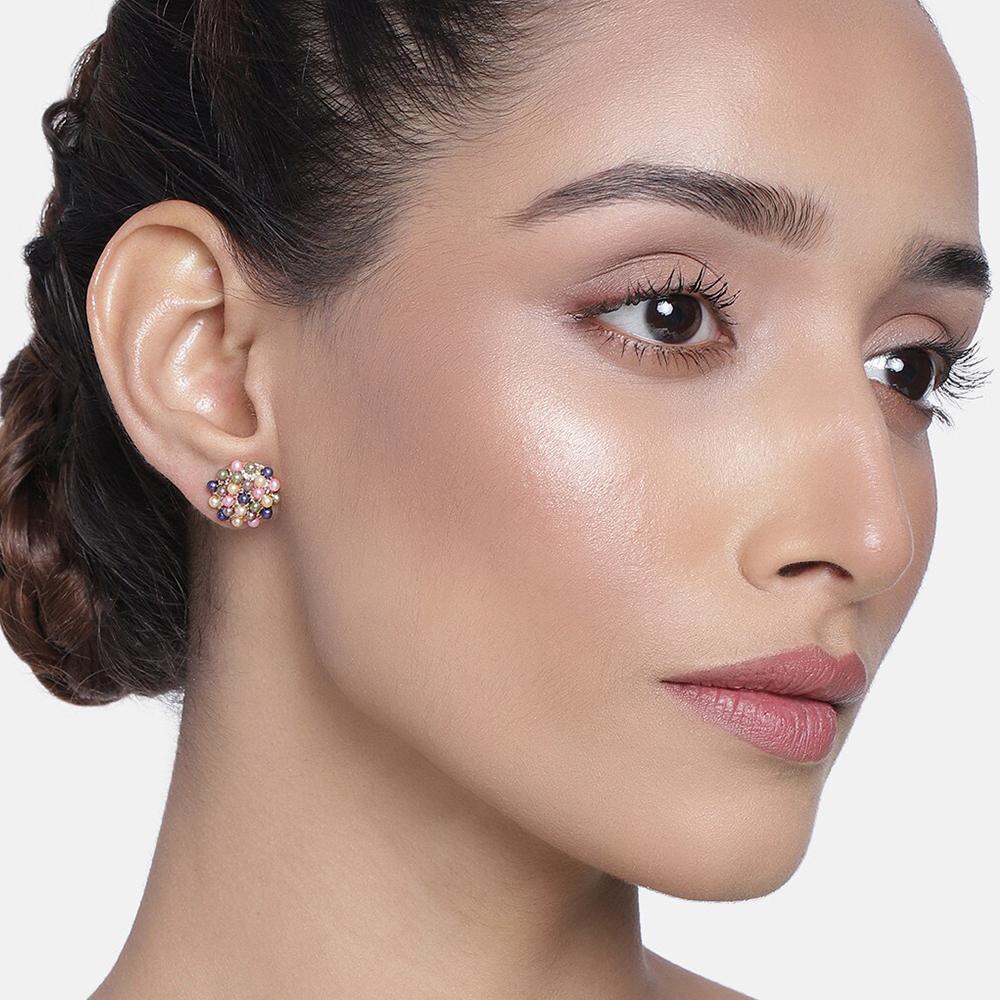 

Милые серьги Estele с позолоченными бусинами Boquet для женщин