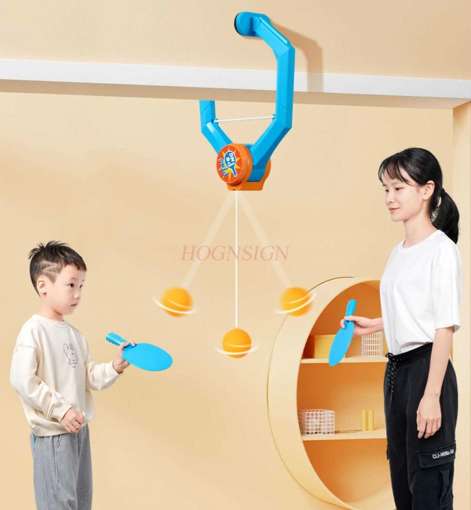 Children'S Hanging Table Tennis Trainer Home Indoor Parent-Child Sensory Device Corrects Vision Hand Eye Coordination