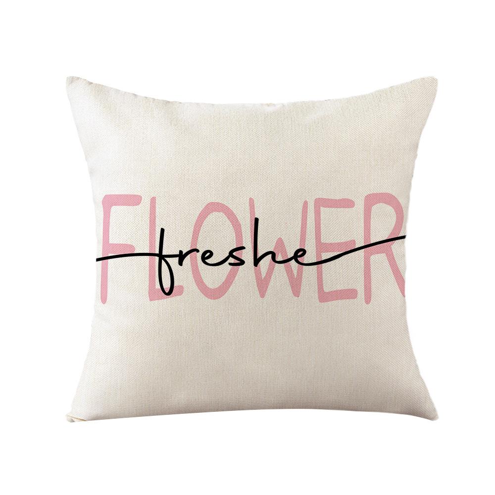 Aquarell Frühlings Kissenbezug Nordische Blume Heim Kissenbezug Polyester Schlafzimmer Sofa Kissenbezug