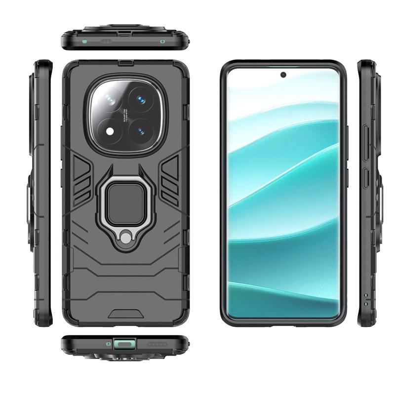 For Xiaomi Redmi Note 14 Pro Plus Case Xiaomi Redmi Note 14 Note 14 Pro+ 5G Cover Funda Shockproof Armor PC Silicone Phone Cover