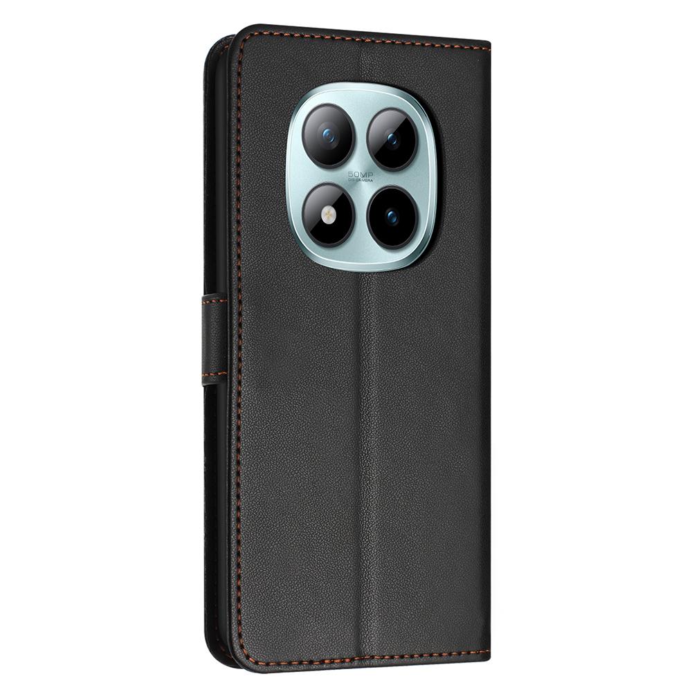 Für Xiaomi Redmi Note 15 Pro 4G (Global) Hülle Ständer Brieftasche Leder Handyhülle mit Riemen