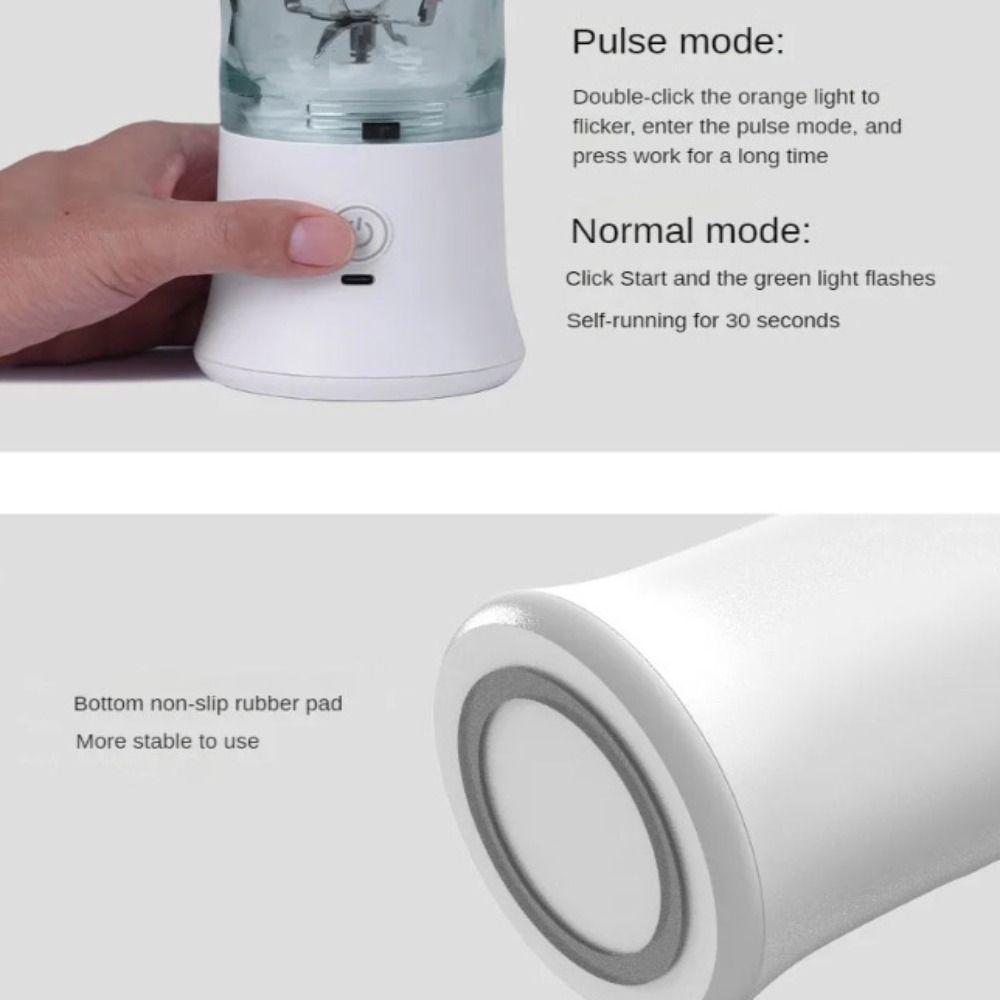 USB Rechargeable Portable USB Juicer Multifunction Design Smoothie Maker  Outdoor Activities