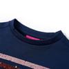 Sweatshirt - vidaXL - Fille - Manches longues - 95% coton - Couleur marine