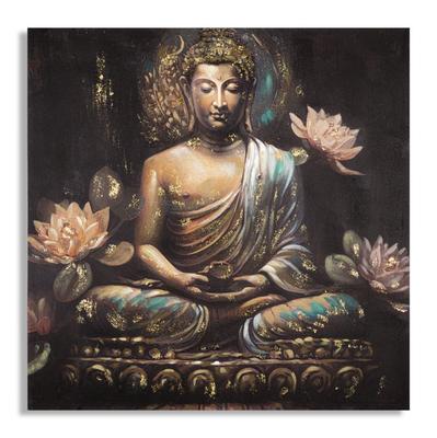Handmade Wall Painting Buddha -A- 100X3X100 Cm