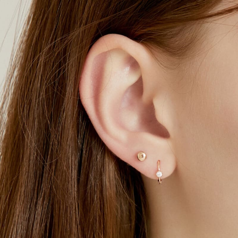 J.ESTINA J e te 14K Single Earrings (JJJTEQ1BS036R4P00)