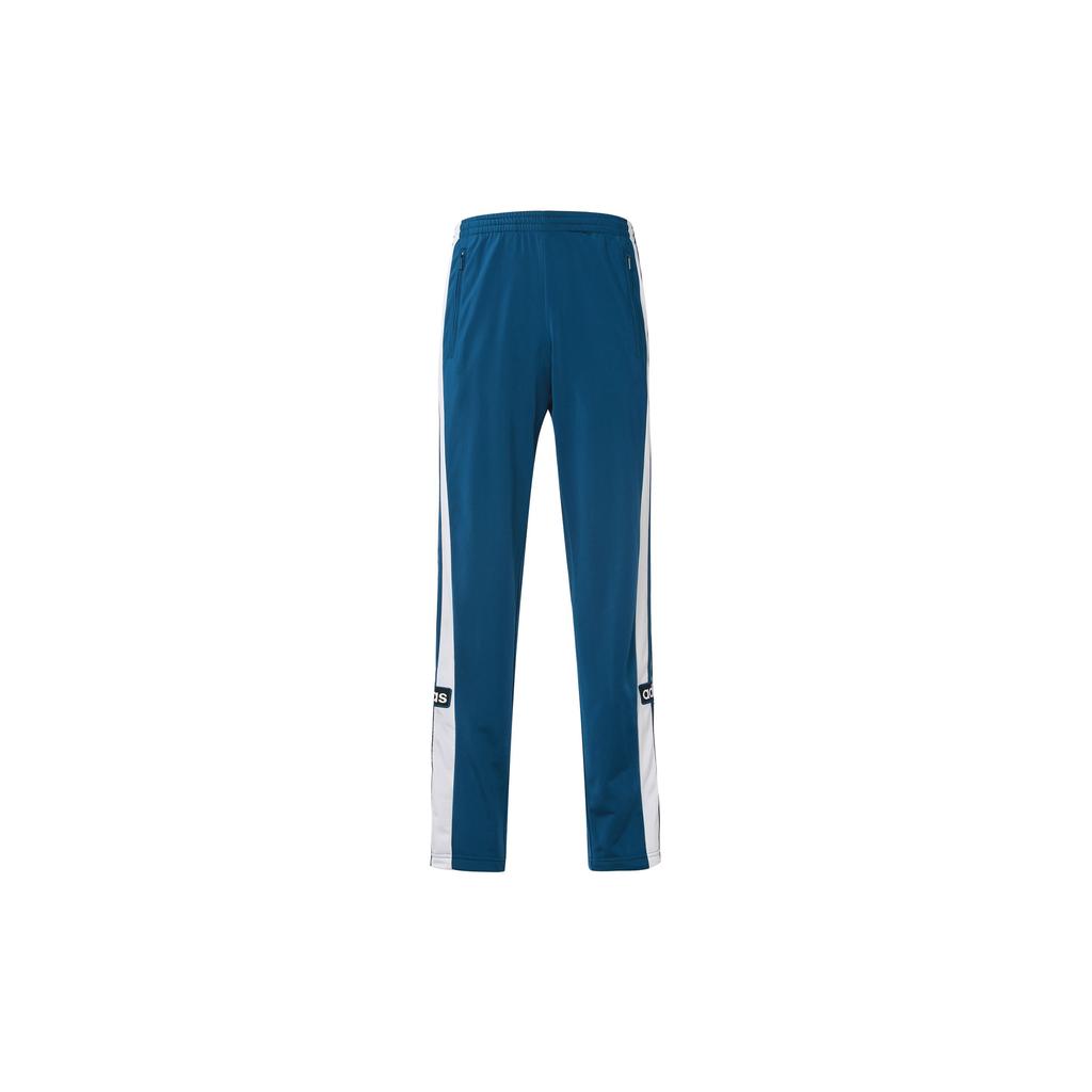 Adidas Originals Trefoil Snap Pants Vintage Track Bottoms Men Bottoms Navy DV1592