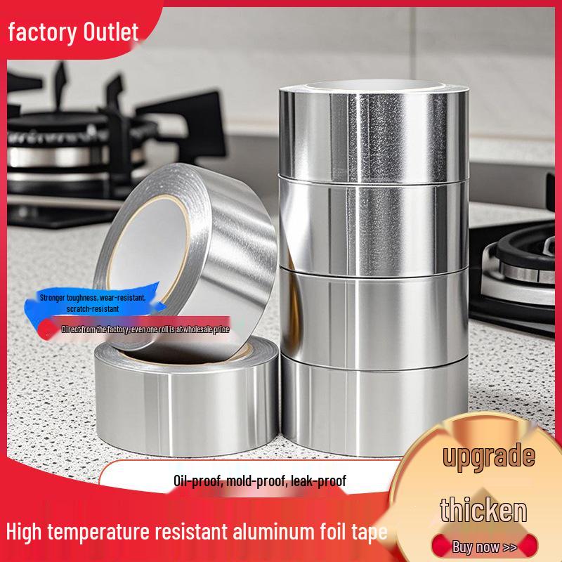 Ruban adhésif en aluminium de cuisine imperméable résistant à la chaleur pour sceller les interstices de cuisinière et d'évier
