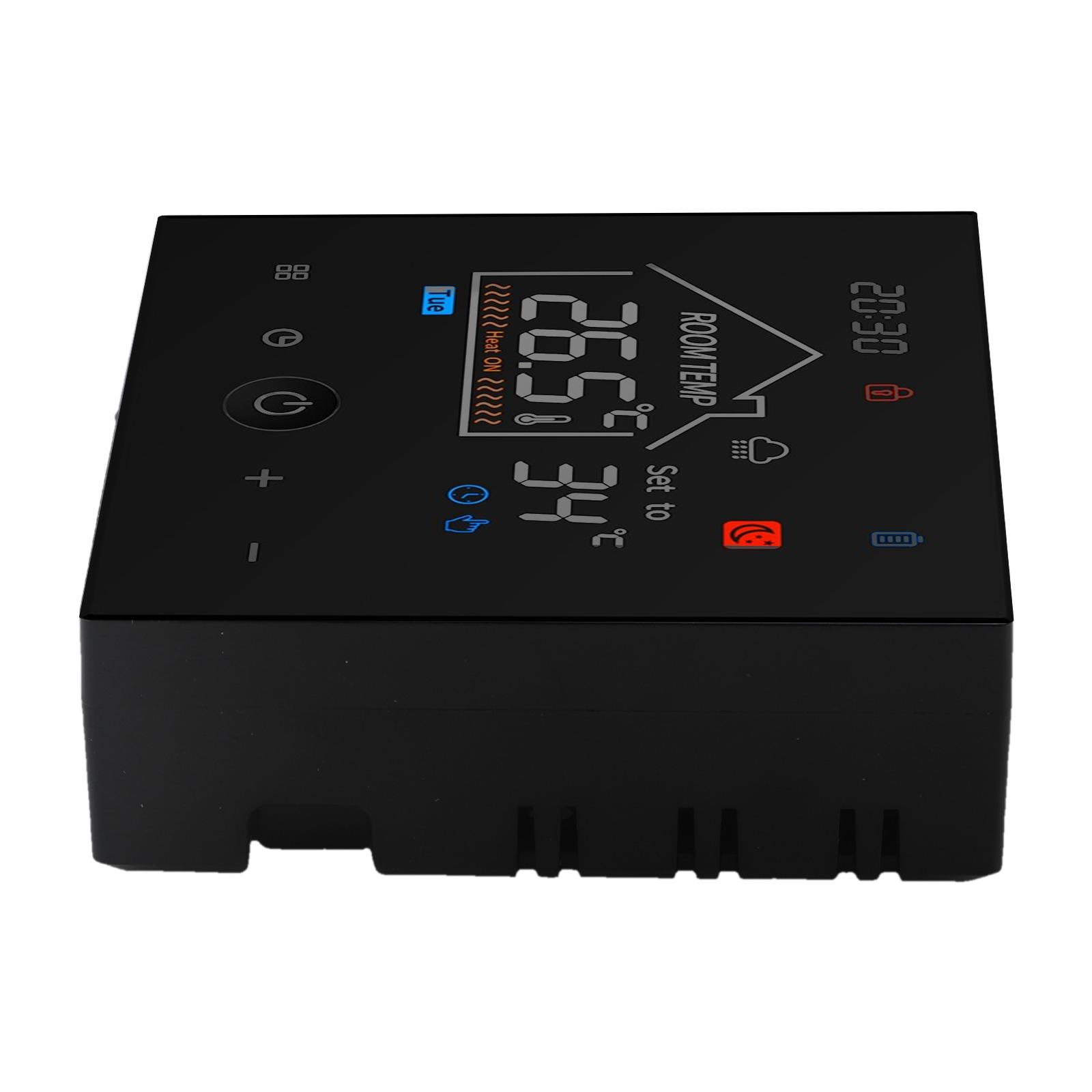 Цифровой комнатный контроллер LCD Термостат Управление отоплением Материал ABS Компактный размер 86*86*24 мм Для котельных систем China Mainland