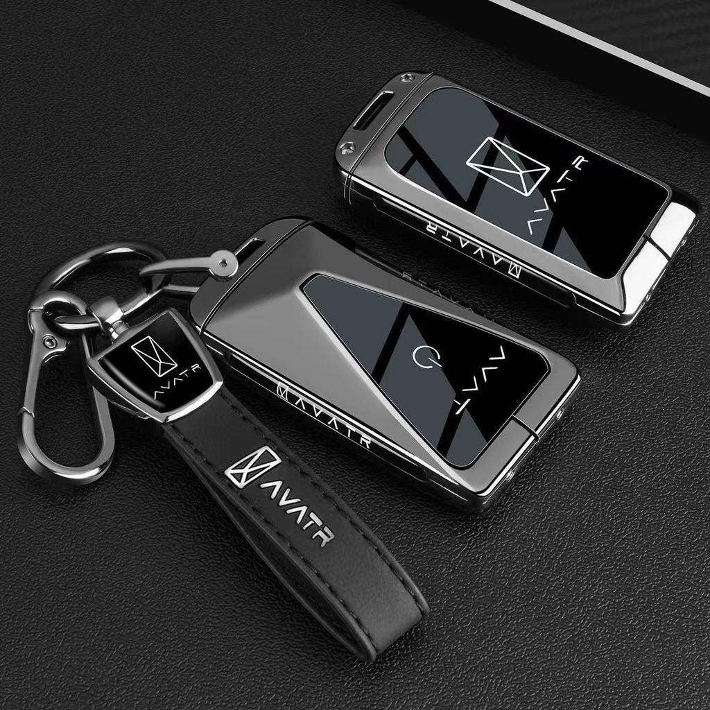 Compatible Key Case for Avat Avatr 06T - 2026 Model, Fits 07L New, 06/12 Remote, 07/11 Cars; Bag Buckle Shell Accessory.