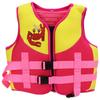 Kids Swim Vest Pink Regulable Strap Widened Waistband Balancing Fins Safety Buckle Child Swimming Jacket for Paddling S