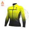 Megamo Set Termico Invernale in Pile a Manica Lunga per Ciclismo Abbigliamento Mountain Bike Maglie da Bicicletta da Uomo Abbigliamento Maillot Ropa Ciclismo