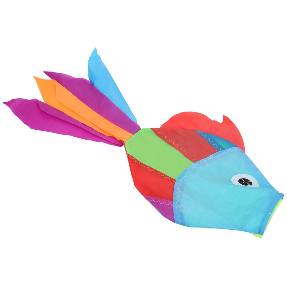 Windsock Spinner Lifelike Cute Fish Windsock Spinner Outdoor Hanging Kite Accessories