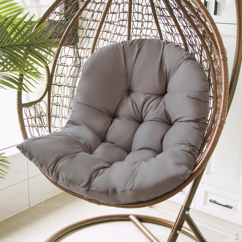 Hanging Pads Garden Patio Swing Seat Cushion Wicker Rattan Basket