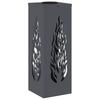Solar LED Path Light 2 Pcs Anthracite Cold Rolled Steel