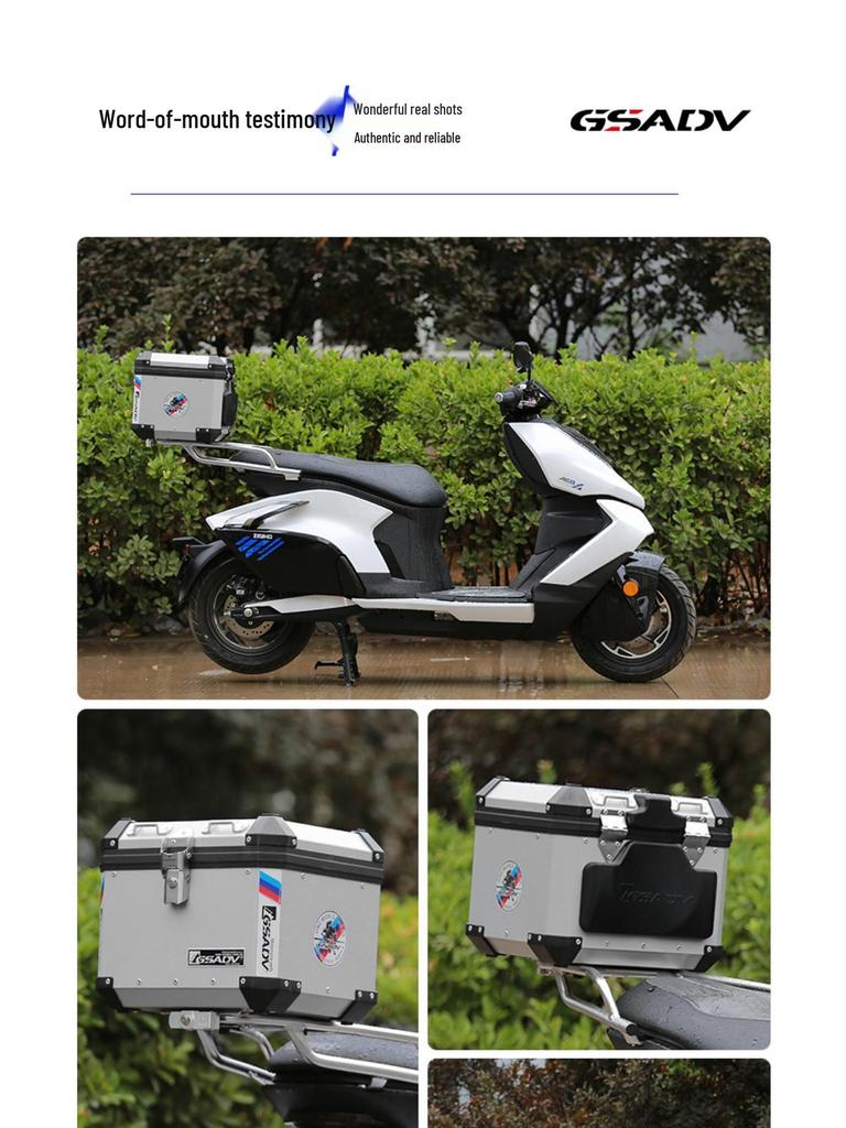 GSADV Aluminum Tail Box for CFMOTO ZEEHO AE8 Electric Scooter Pedal Modification