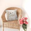 Bestickte Inspirations-Kissenhülle Polyester Dekorative Wurfkissenhülle Weiche Kissenhülle Für Haus Sofa Schlafzimmer Dekoration