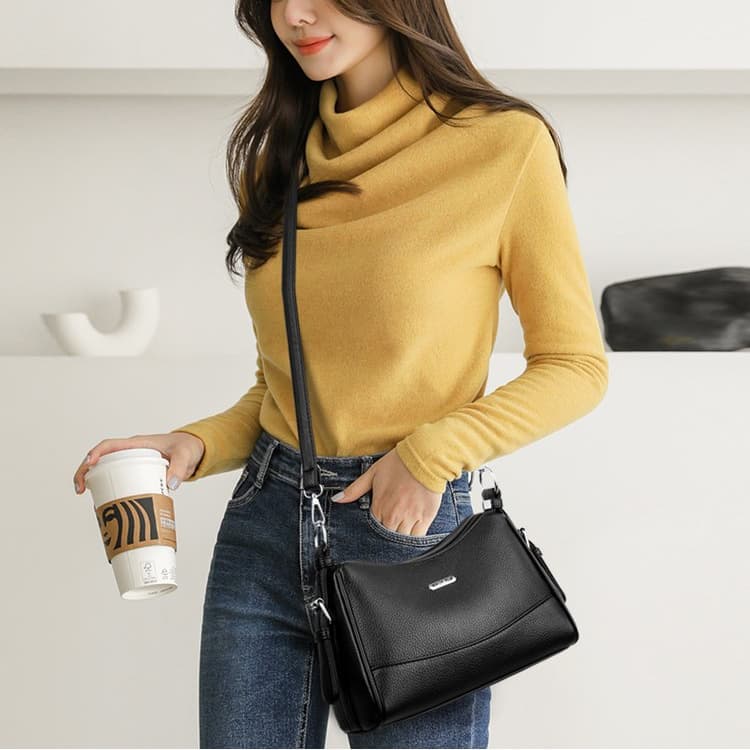 Lychee pattern messenger bag women's shoulder small square bag