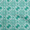 oneOone Cotton Poplin Dark Olive Green Fabric Asian Block Floral Fabric For Sewing Printed Craft Fabric By The Yard 42 Inch