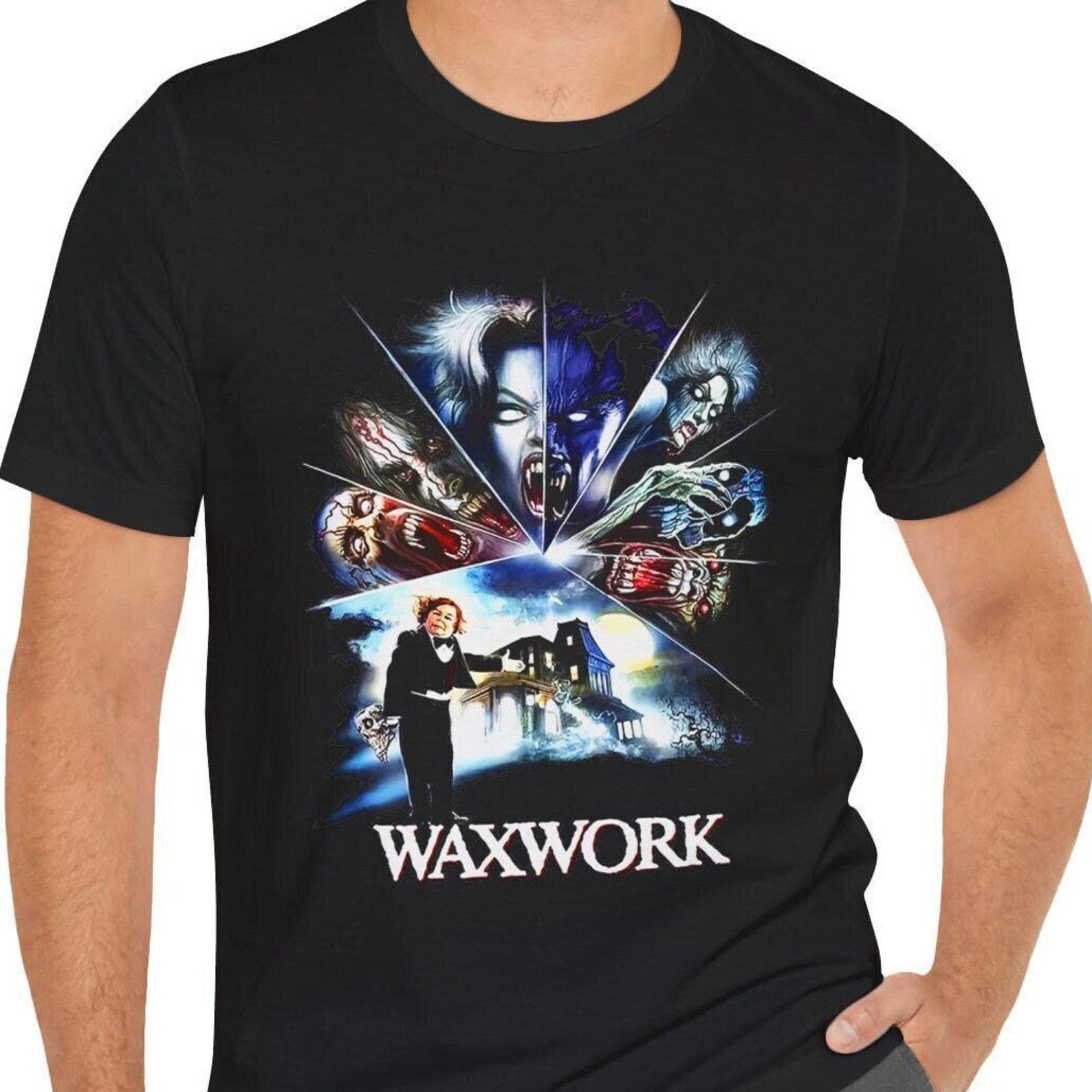 Waxwork T-Shirt Black Short Sleeve Horror Movie Tee 4XL