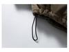 SwimSeed Retro Corduroy Puffer Jacket: Unisex Loose-Fit Stand Collar Winter Coat