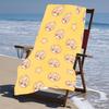 proof beach towel with a Tenma Tsukasa1 pattern - soft,absorbent,quick-drying,machine washable - perfect for swimming,camping,bathing