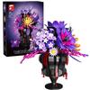 Creative Gothic Bouquet Building Blocks with Flower Vase Model Bricks Toy Home Decorative Ornaments Kids DIY Toys Holiday Gifts