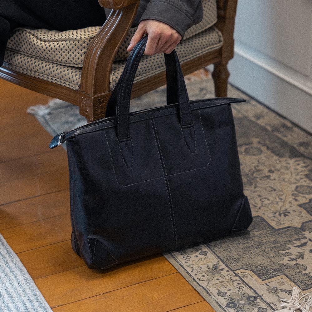 Bvp Genuine Leather Briefcase T1050 Big/Small Size