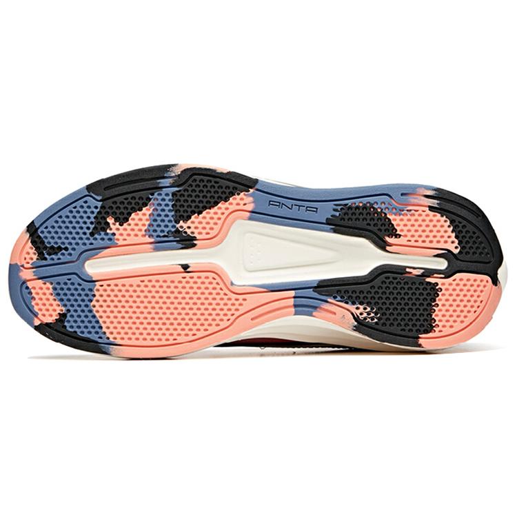 Anta Life Collection Super Body Slip-Resistant Cushioning Wear-Resistant Low-Top Skateboard Shoes Women's Black Blue 122118083-2