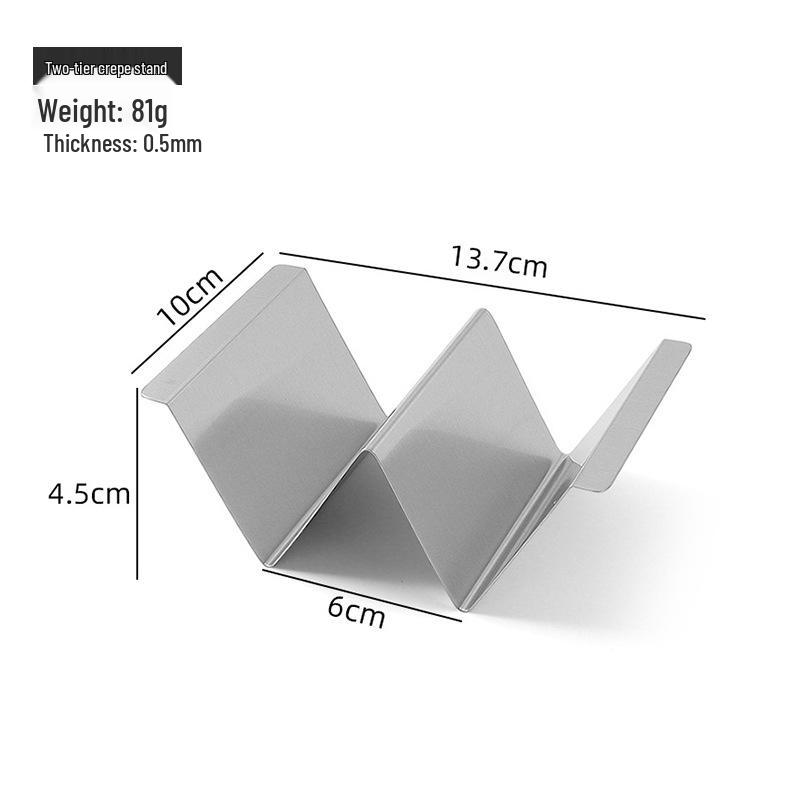Corn Tortilla Plastic Wave Tray Rack - Stainless Steel Mexican Pancake Holder.
