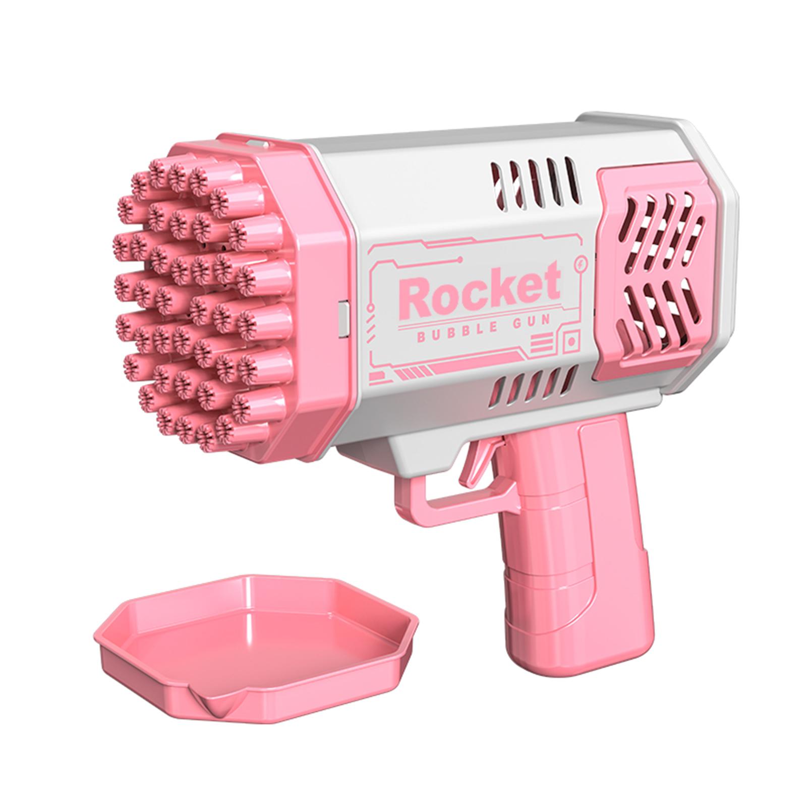 

Одна упаковка детской ракетной установки с 40 отверстиями, портативной, электрической, автоматической, пузырьковой пушки, светодиодной подсветкой для мальчиков и девочек