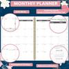 2026-2027 Monthly Planner/Calendar - Jan. 2026 - Dec. 2027, 9" x 11", Calendar Planner 2026-2027, 2 Year Monthly Planner, Tabs, 2-Size Pocket