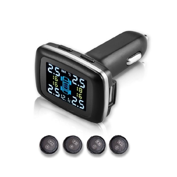 Car Tire Pressure Monitor 0-3.5Bar Angle Adjustable External / Internal Sensor 1