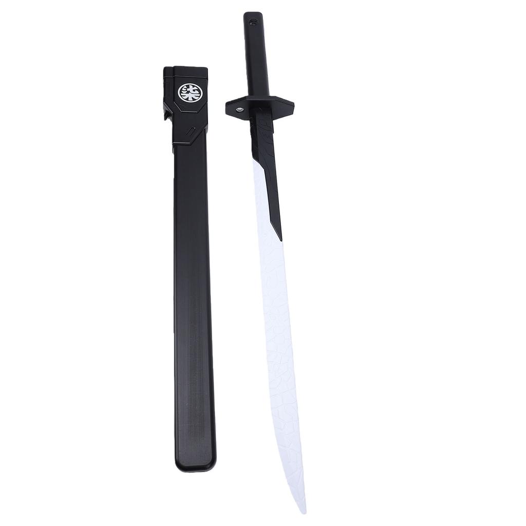 Cosplay Sword Prop Plastic Rechargeable Light Up Sword with Colorful LED Light Sound Mist Effects 83cm