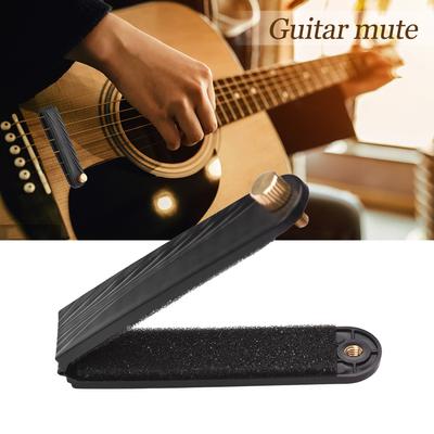 Gitarren Dämpfer Saitendämpfer Dämpfer Geräuschreduzierer Universal Gitarren Griffbrett Dämpfung Stille Pad Geräuscharm Schwamm Dämpfer Matte für Gitarrenübung