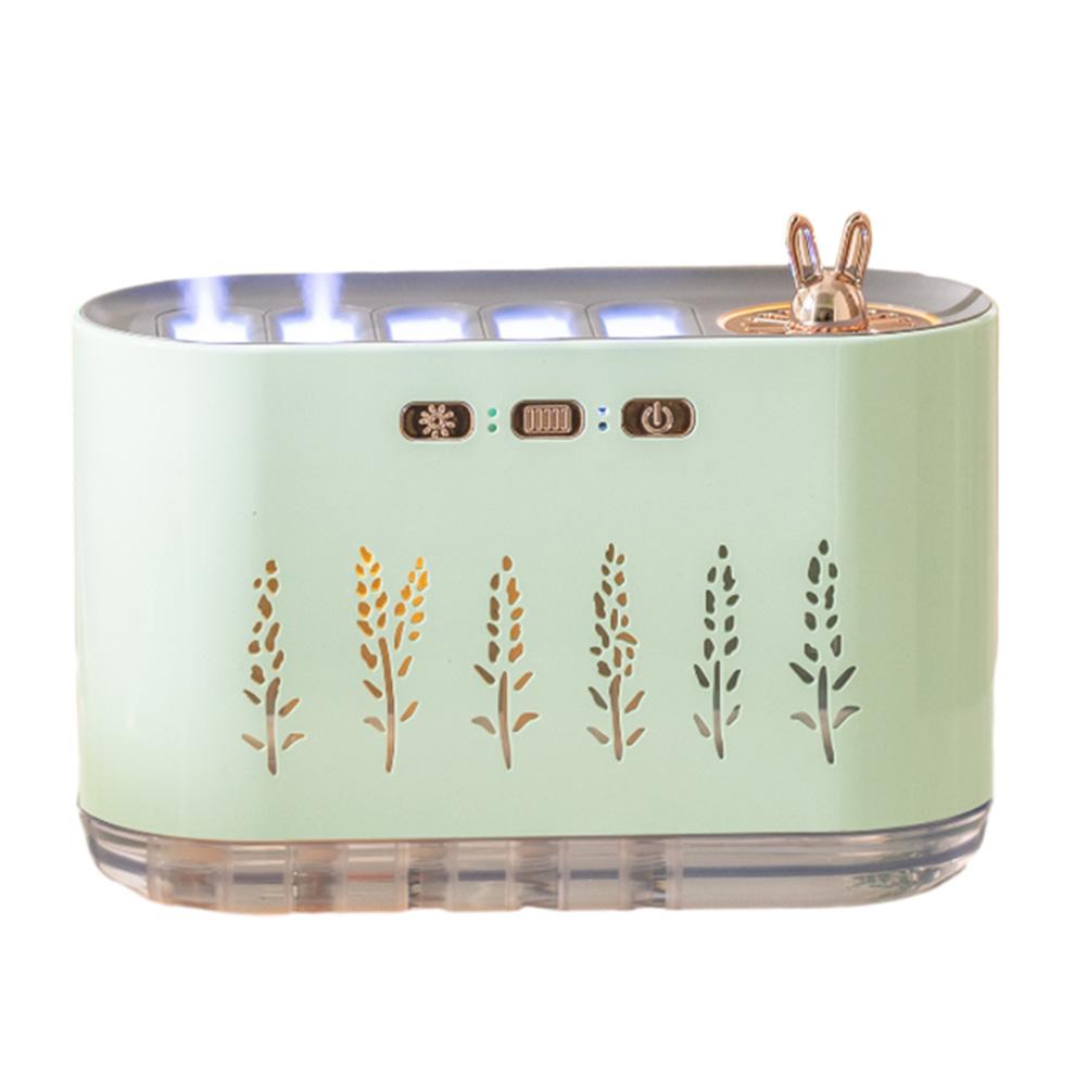 7 Colors LED Night Light Music Pickup Humidifier with 5 Nozzle Spray Aromatherapy Diffuser Air Purifier Oil Diffuser for Bedroom