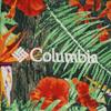 Columbia Botanical Flower Pattern Nylon jacket M Green system Outdoors Women Used