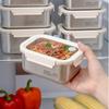 Voedselbewaarcontainer 304 Roestvrij Staal Luchtdicht Magnetronbestendig Koelkastbox Fruit Maaltijden Keukenorganisatie