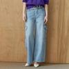 Maxza Cargo Wide Denim Pants With Side Pocket Ze05ql003na