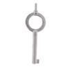 3X American Style Universal Flat Key Blank, Special Key Handcuff Lock Key, Aluminum Alloy Keychain